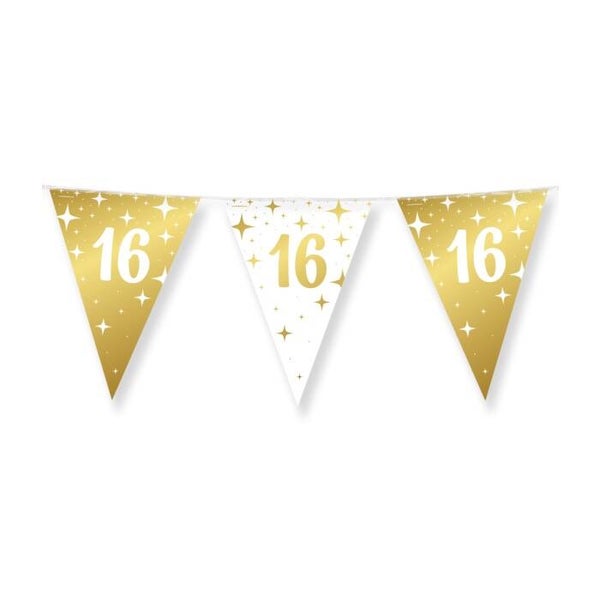 Fancy Party Flags - 10 Meter - Kies Leeftijden & Varianten