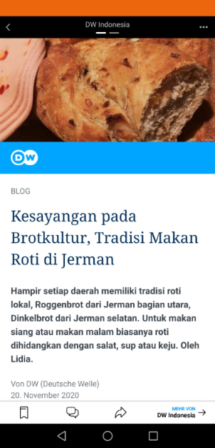 Kesayangan pada Brotkultur, tradisi makan roti di Jerman