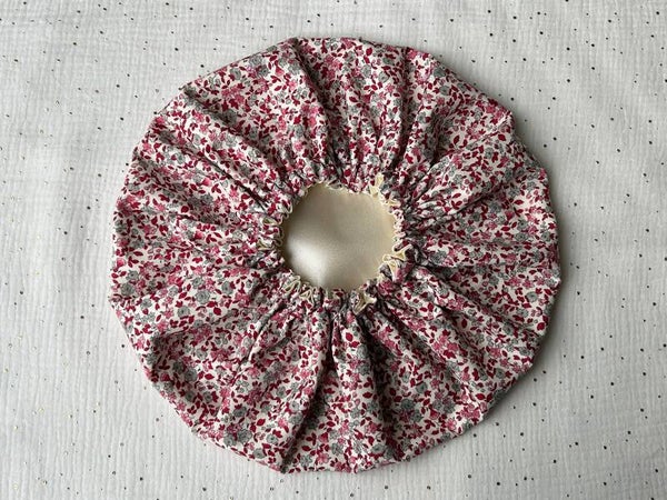 Bonnet Satin Leonie Ivoire