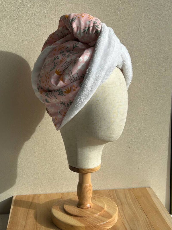 Serviette / Turban pour cheveux Rosalie