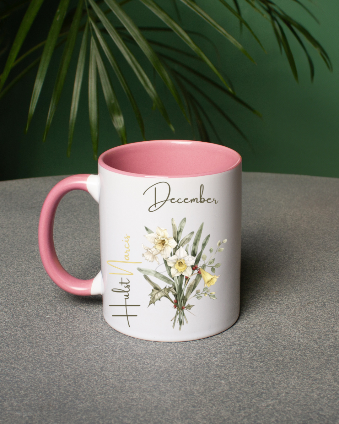 Mok Geboortebloemen december