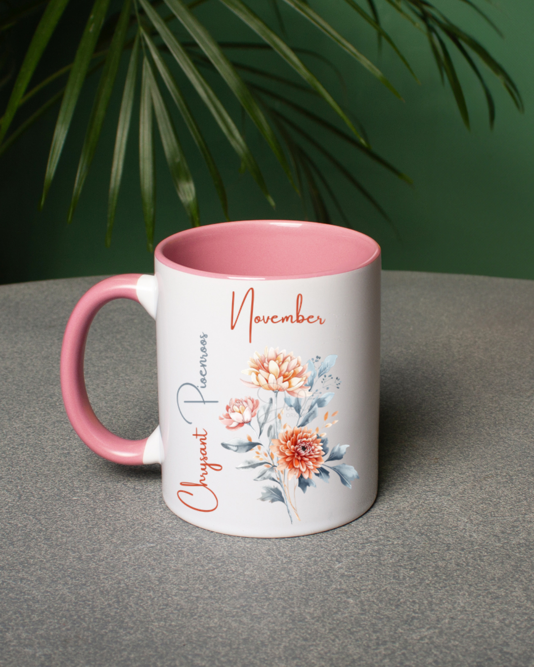 Mok Geboortebloemen november