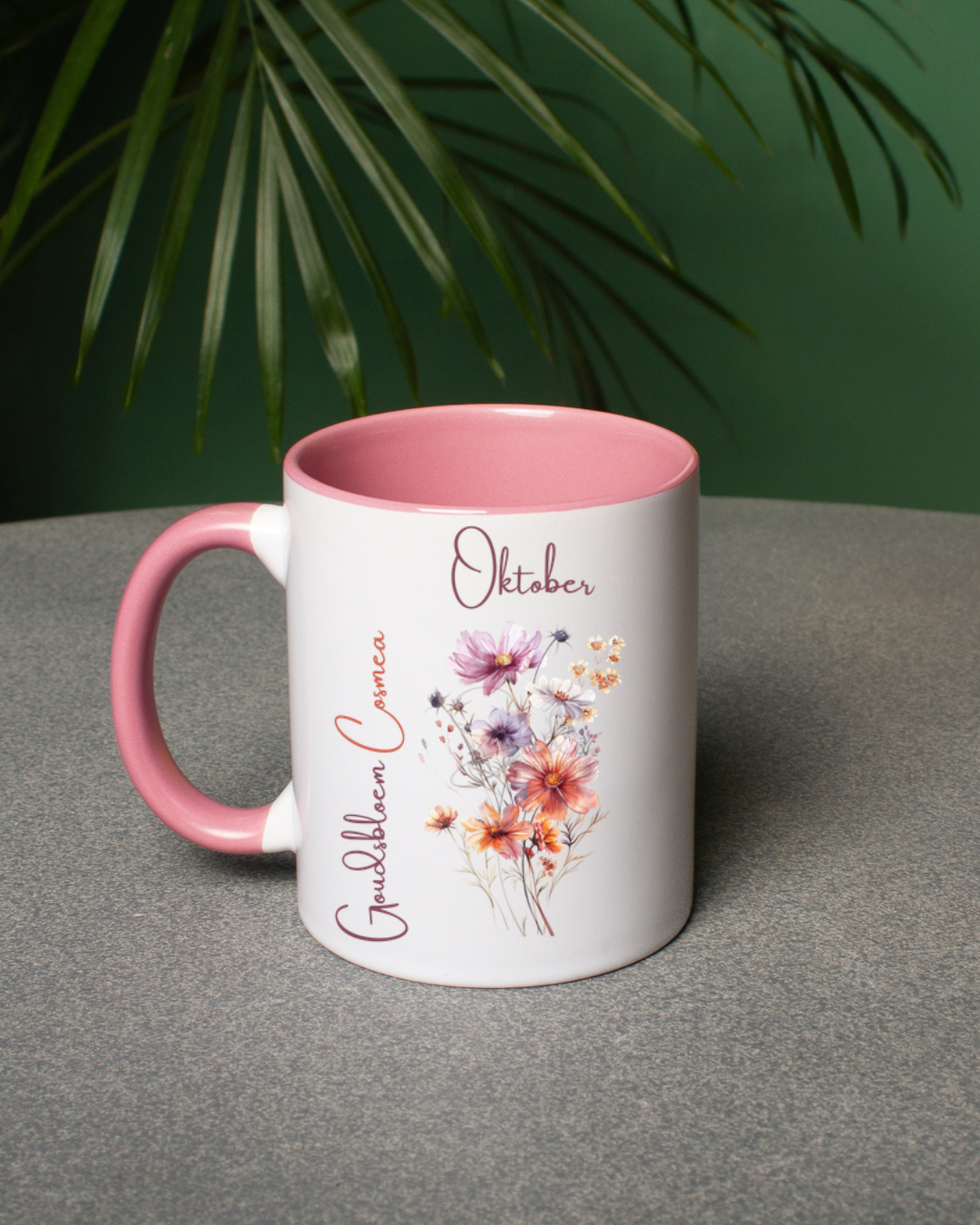 Mok Geboortebloemen oktober