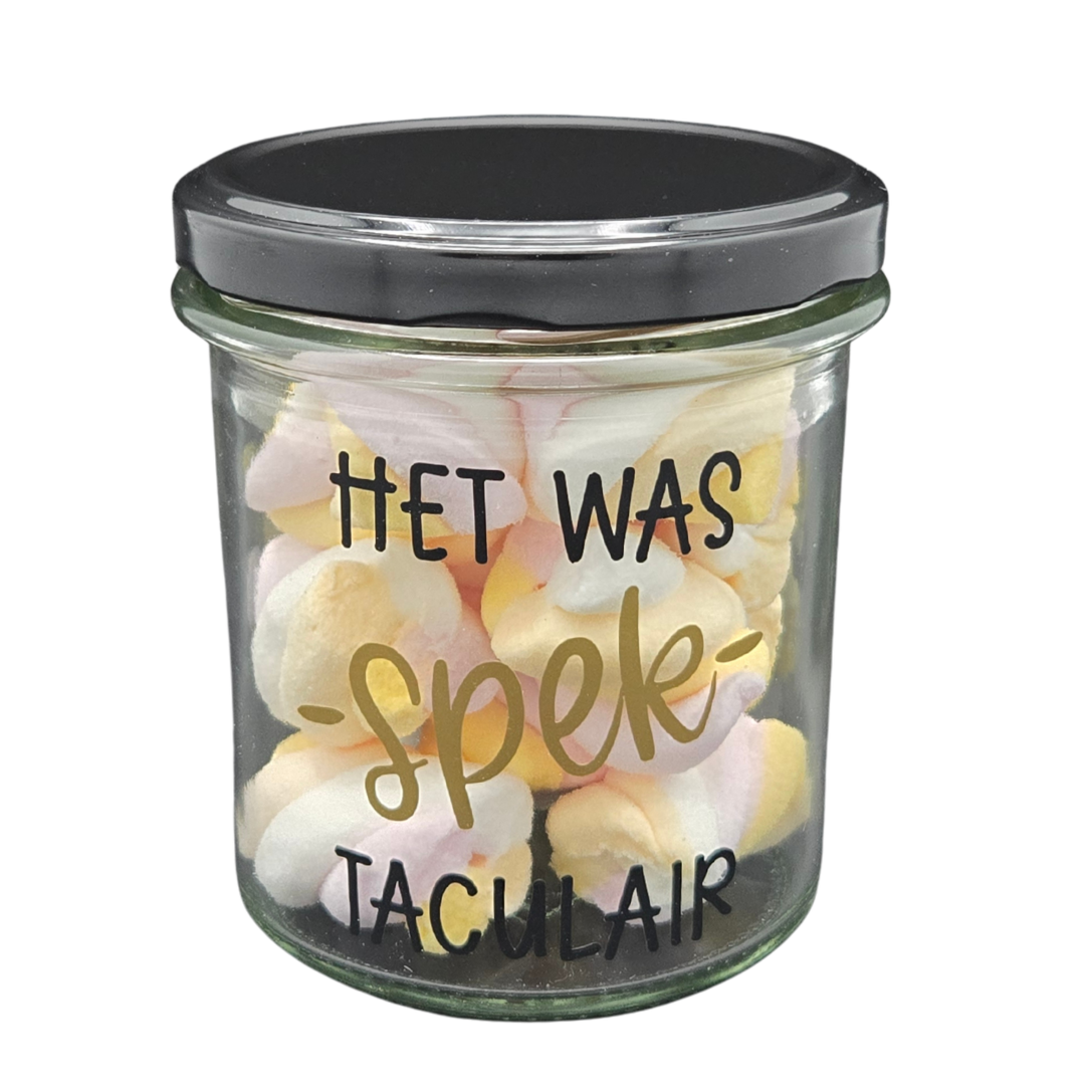 Snoeppotje Het was SPEKtaculair