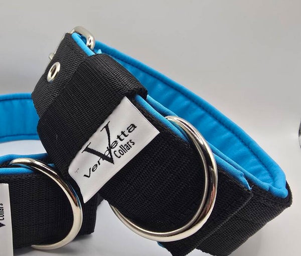 Halsband met voering zwart