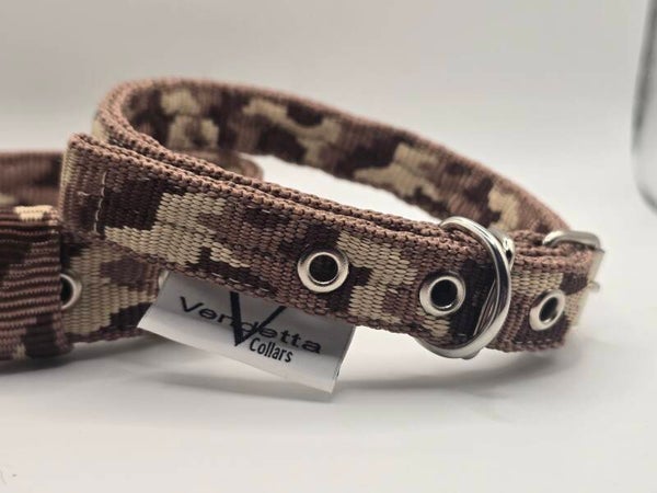 Halsband leger bruin