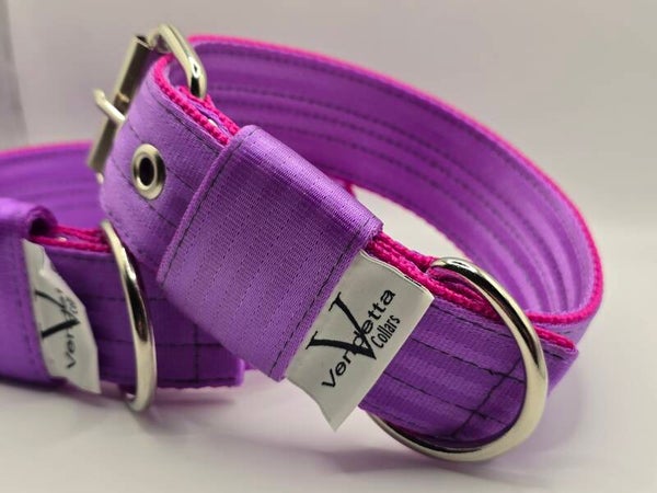 Halsband Superdupertuff paars (bijna uitverkocht)