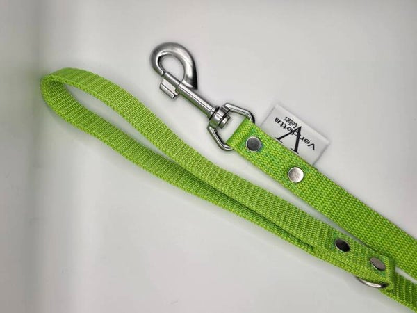 lijn 1,5 meter met karabijn lime