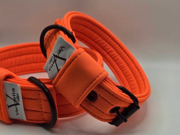 Halsband neopreen oranje