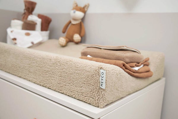 AANKLEEDKUSSENHOES TEDDY - SAND - 50X70CM