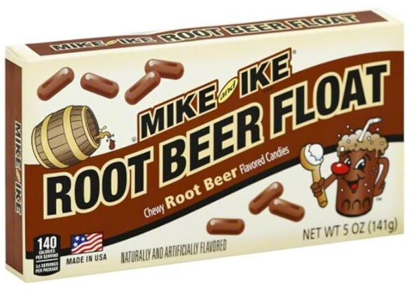 Mike & Ike Root Beer float Limited edition