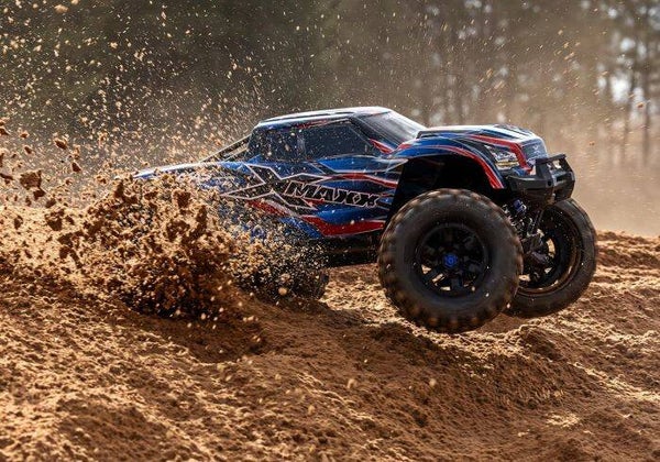Traxxas X-Maxx 8S Belted Brushless Bleu RTR - 77096-4-BLUE