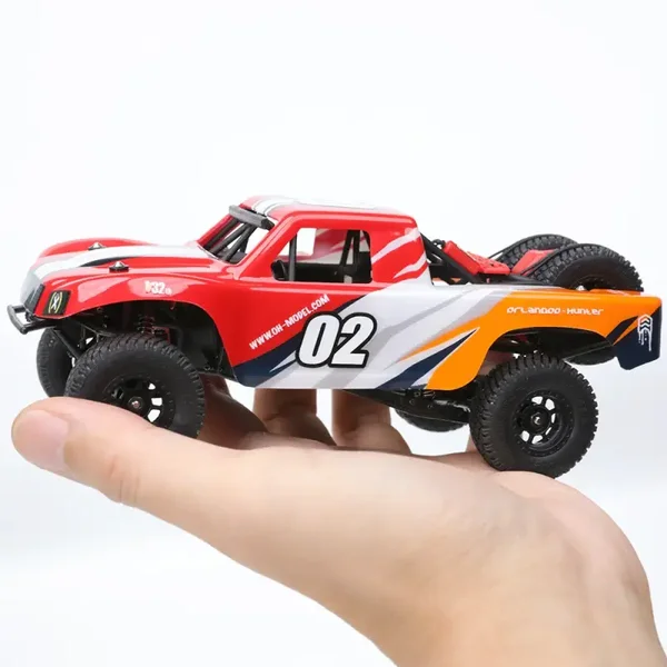 Orlandoo Hunter OH32X02 1/32 Camionnette RC Mini Truck KIT à propulsion arrière SUV non monté Pièces DIY Châssis roulant micro trophée Voitures tout-terrain télécommandées