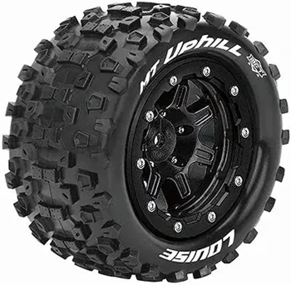 Louise Louise 2 Pneus & Jantes MT-Uphill Traxxas Maxx Soft Black (MFT)