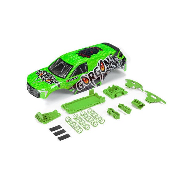 Carrosserie avec accessoires verte pour GORGON - ARA402356