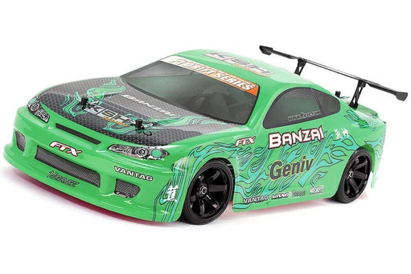 Voiture RC Drift 1/10 FTX Banzai RTR 5529 verte