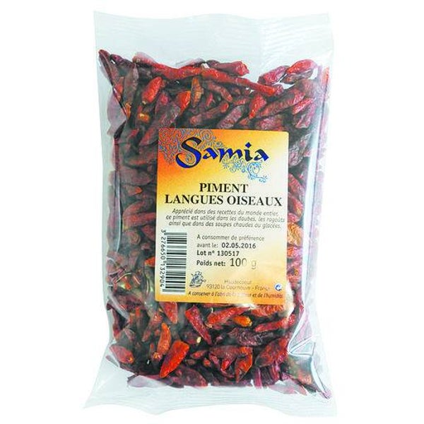 PIMENT LANGUE OISEAU SAMIA 50G