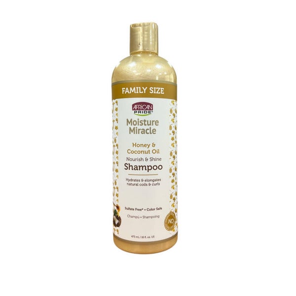 AFRICAN PRIDE MOISTURE MIRACLE – SHAMPOO 16 OZ
