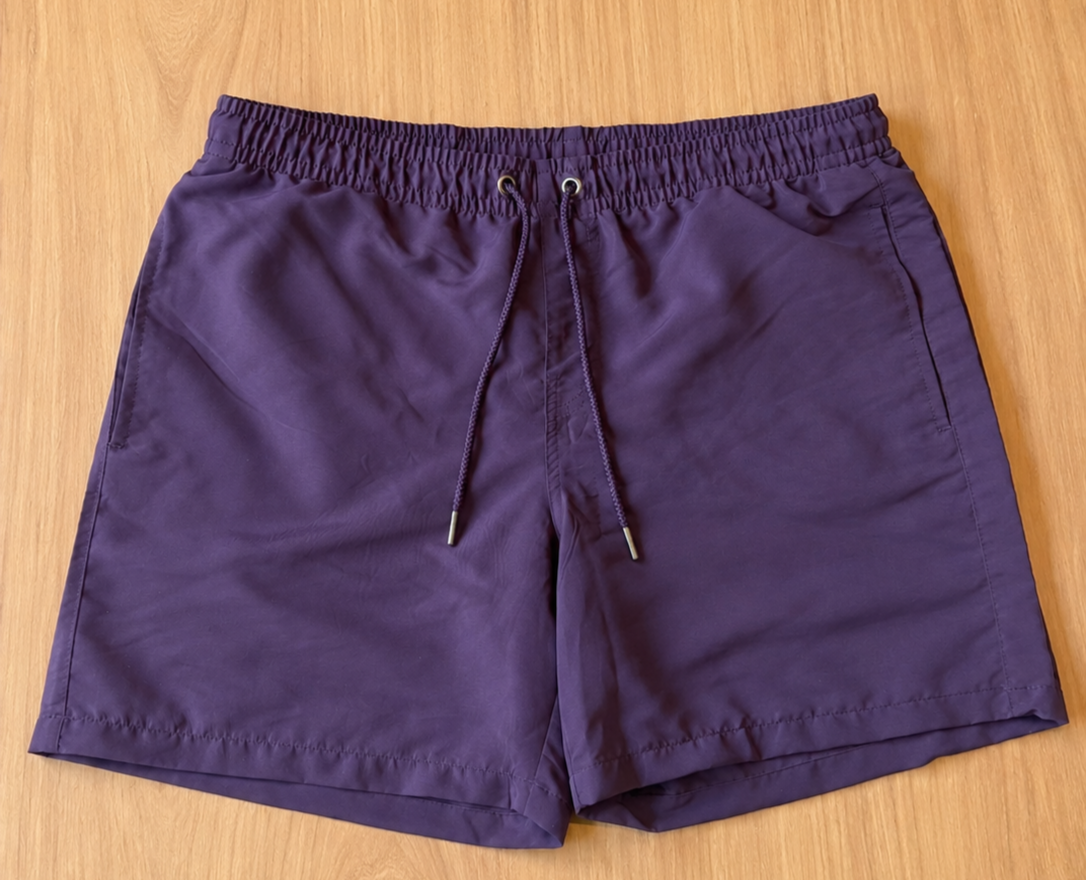 Hommersom & Hommersom Zwembroek Plum Purple – Comfortabele Heren Zwembroek met Binnenbroekje