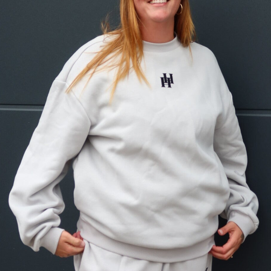 Hommersom & Hommersom Sweater Light Asphalt – Comfortabele Unisex Sweater