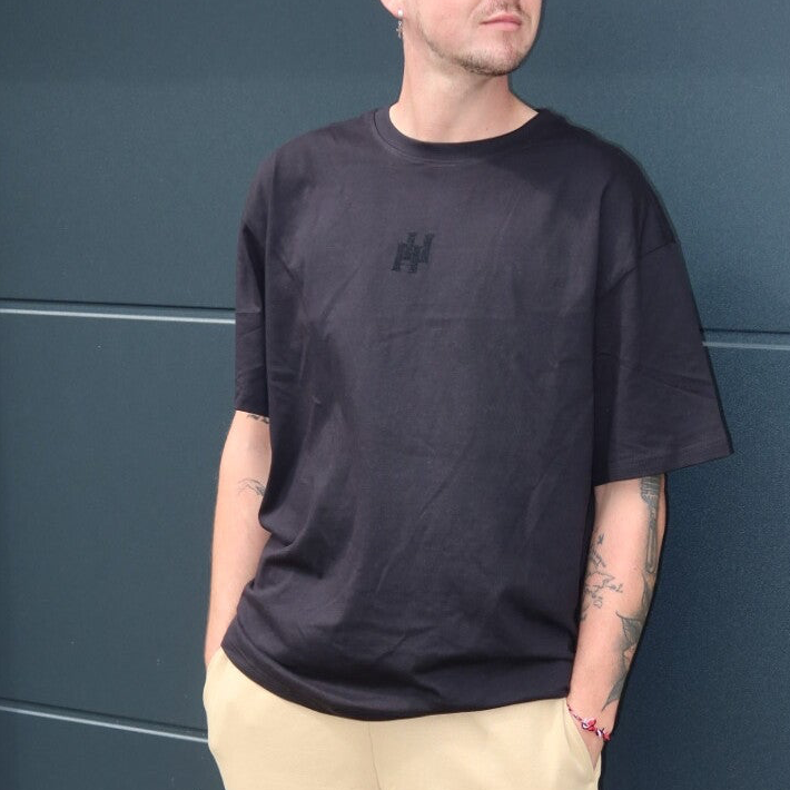 Hommersom & Hommersom T-Shirt Black – Comfortabel Unisex T-Shirt