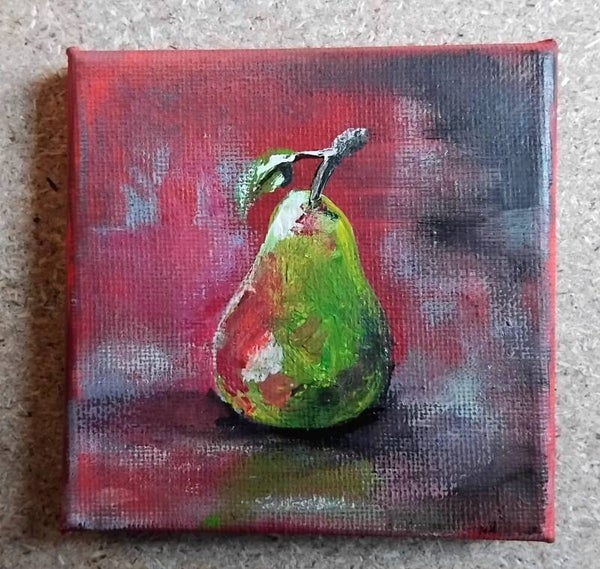 mini still life pear
