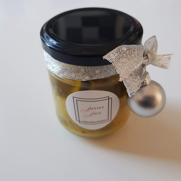 honing-citrus-olijven in feestverpakking