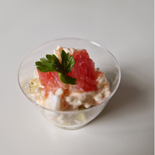witlof - pompelmoes - avocado - krab