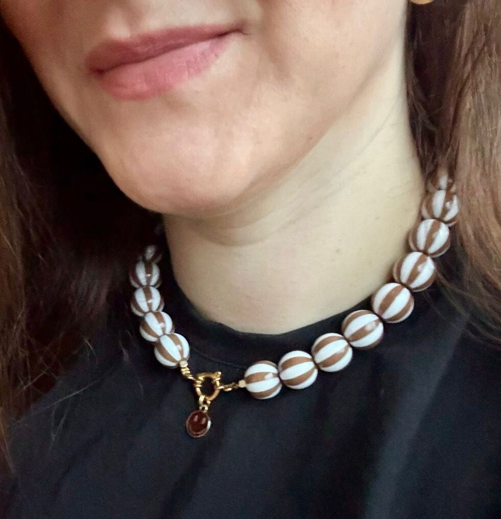 Choco smile ketting Goud en Zilver