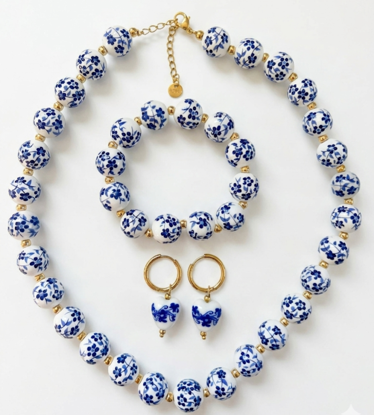 Complete set: Delfts Blauw Goud