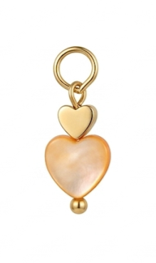 Bedel Heartbeat Oranje/Hart Goud of Zilver