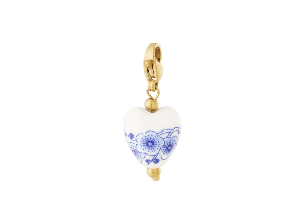 Bedel Hart Delftsblauw (incl slotje)