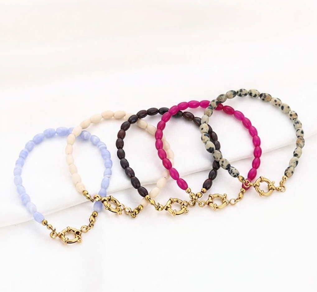 Pearls of rice armband Color