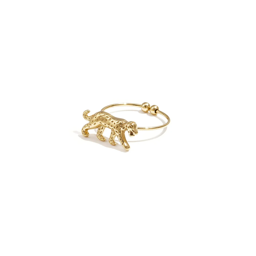 Luipaard/panter ring, Goud