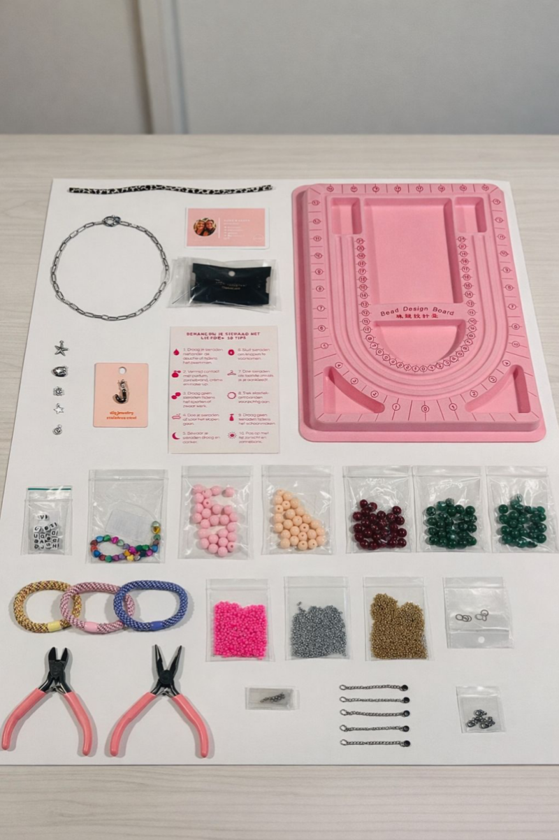 Complete DIY Sieraden Box: Zilver
