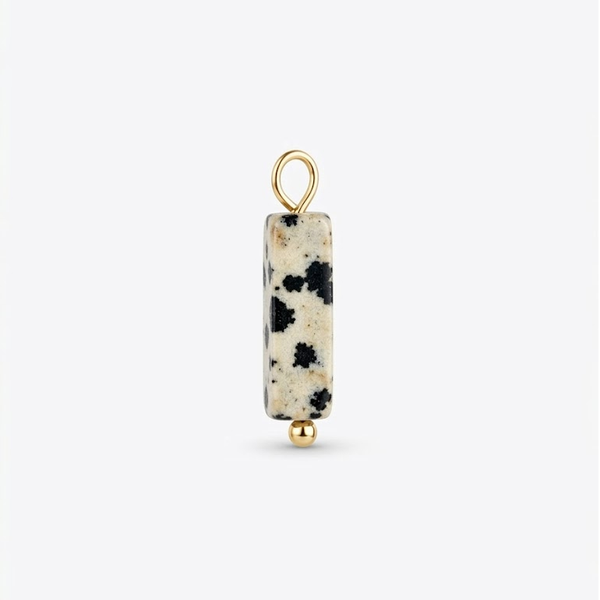 Bedel rechthoekig staafje Dalmatiër Jaspis