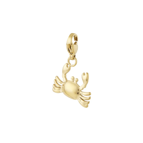 Bedel Krab met bevestiging, goud