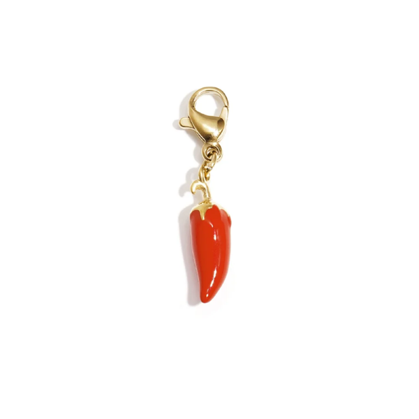 Bedel Rode Peper met bevestiging, Goud