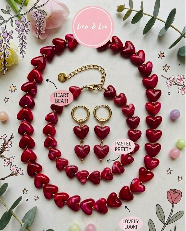 Complete set: Amour Archive, Burgundy