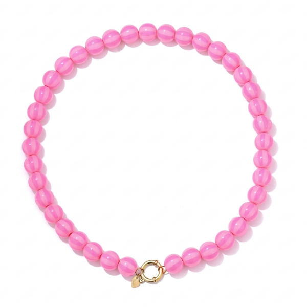 Trendy Watermelon ketting Roze