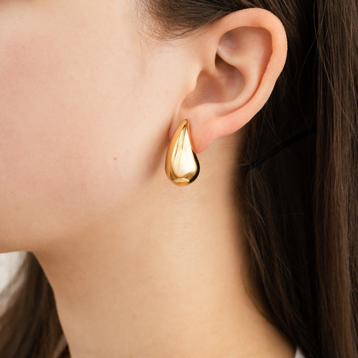 Raindrop Luxe oorbellen Goud