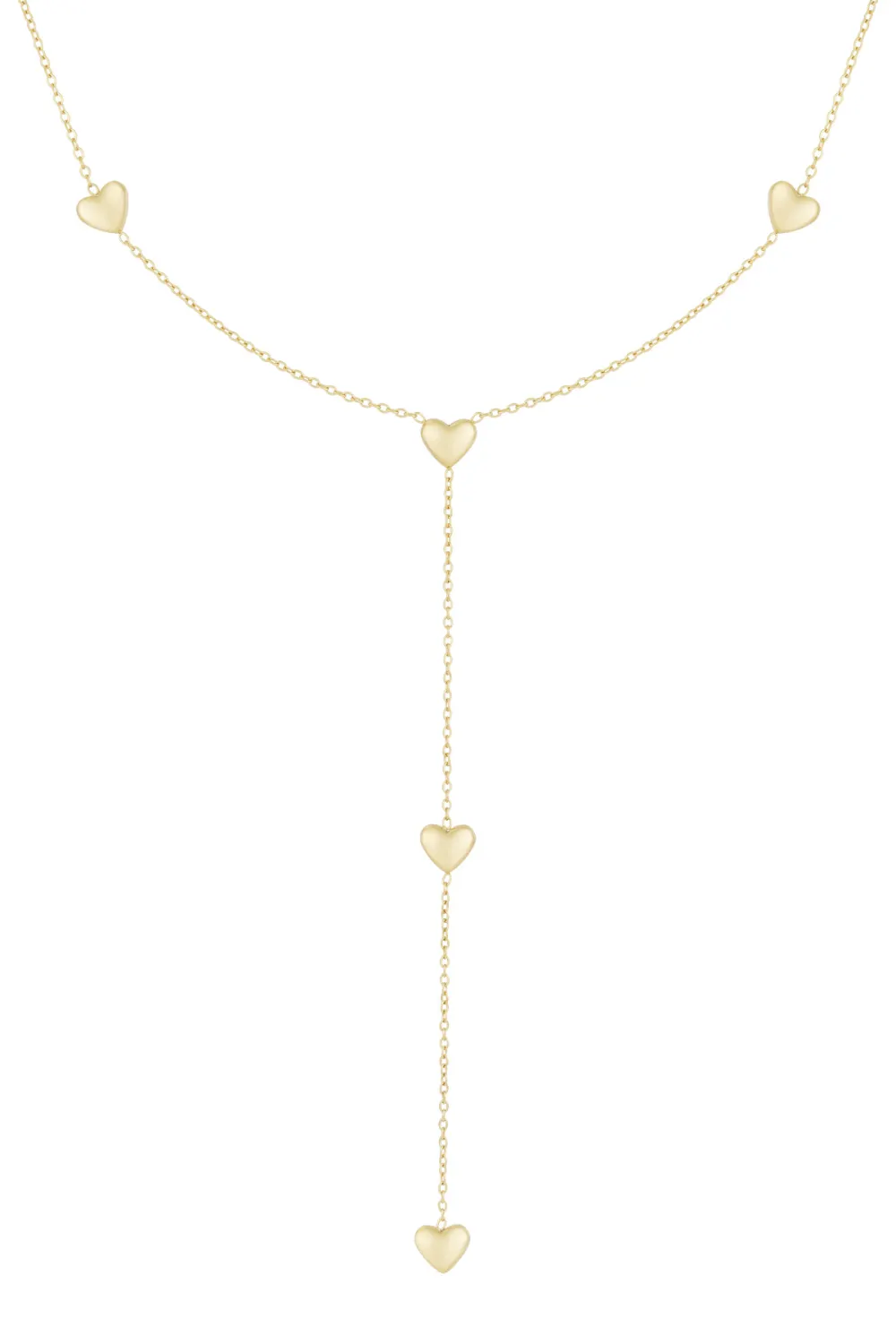 Sweet Affection Heart ketting, Goud en Zilver