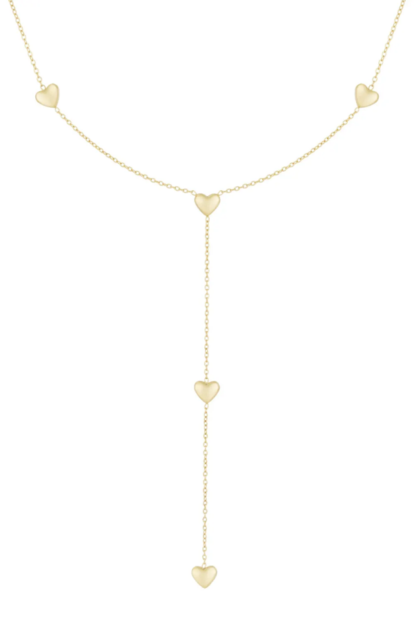 Sweet Affection Heart ketting, Goud en Zilver