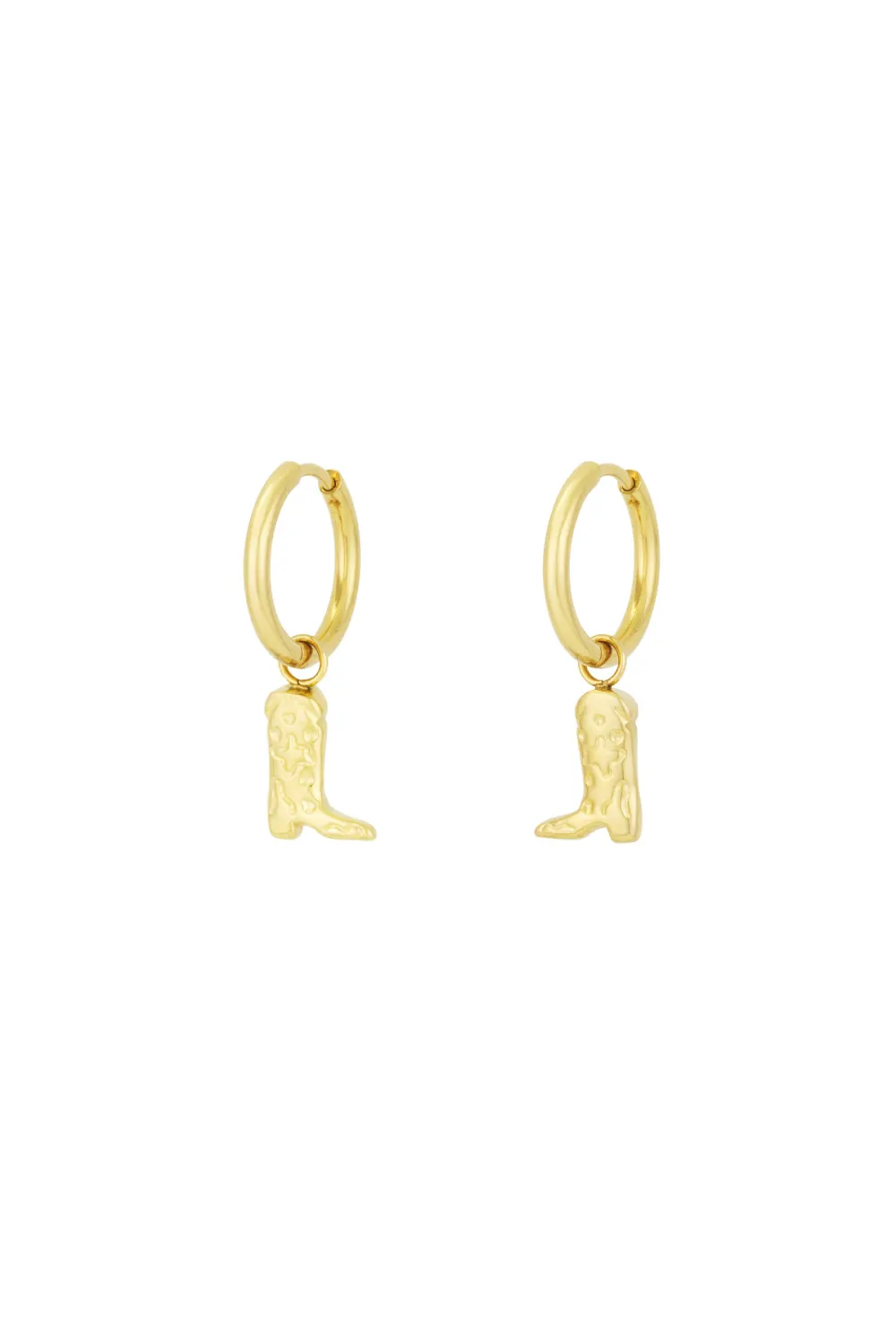 Cowgirl oorbellen, Goud en Zilver