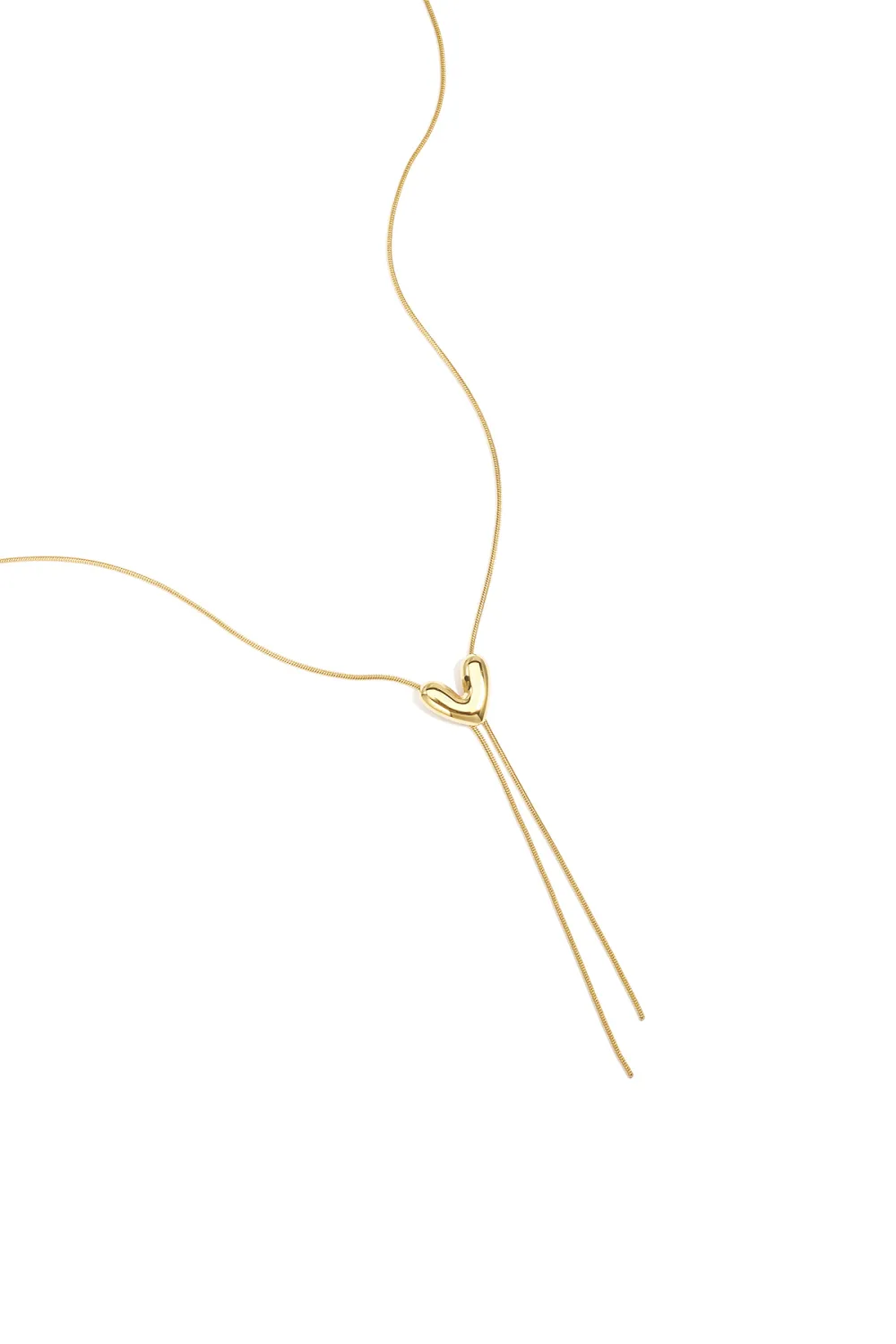Loving Y-shape ketting, Goud en Zilver