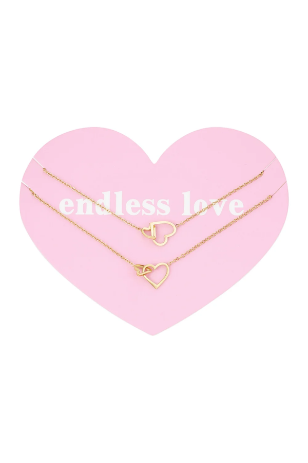 Endless Love Duo-Kettingen, Goud en Zilver