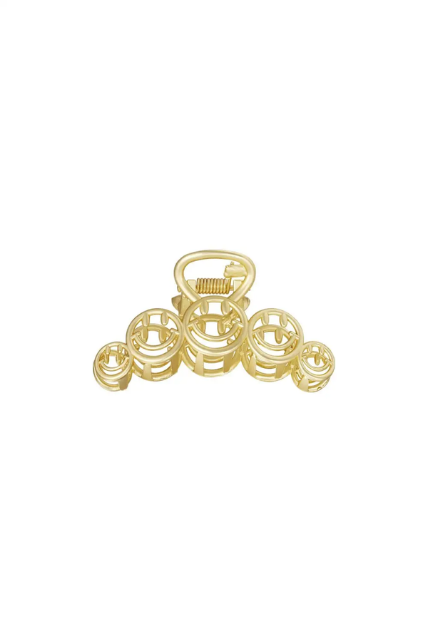 Smiley haarclip