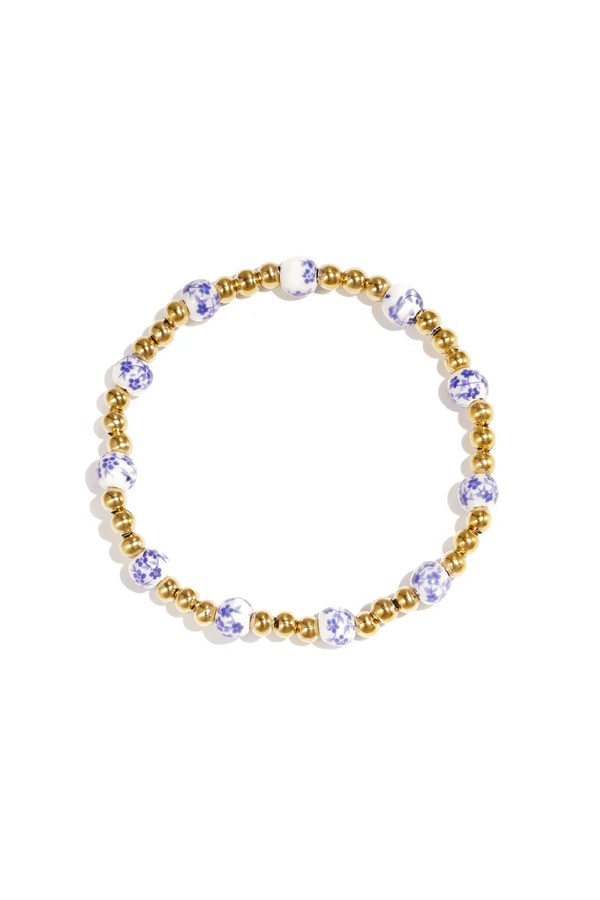 Midibeads Delfts Blauw, Goud