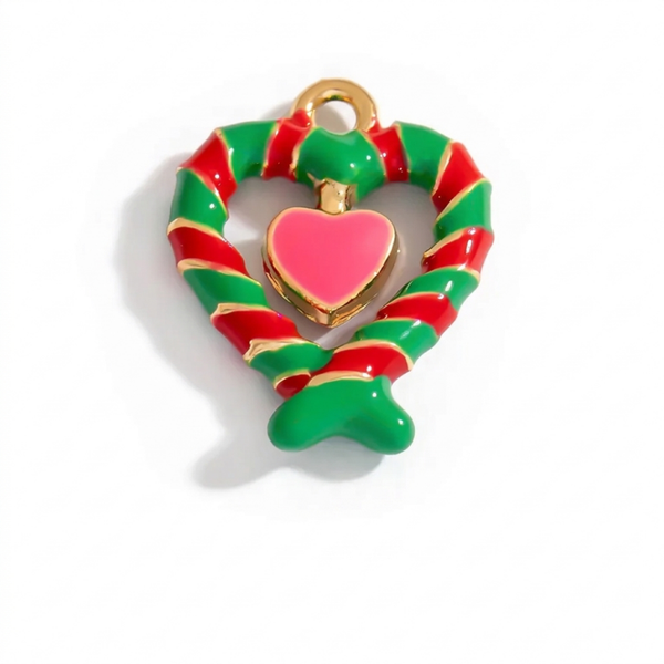 Bedel Kerstkrans hart, goud