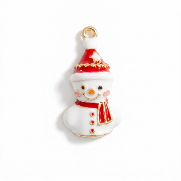Bedel Sneeuwpop kerst, goud